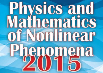 Materiale Informativo per Physics and Mathematics of Nonlinear Phenomena 2015